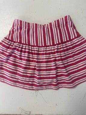 Hanna Andersson Striped Twirl Skirt Shorts 5 110